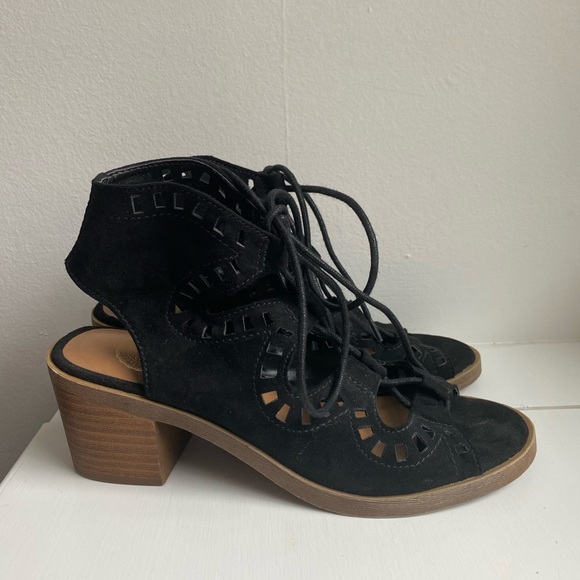 SO Furl Women’s block heel size 6 Black - Picture 2 of 4